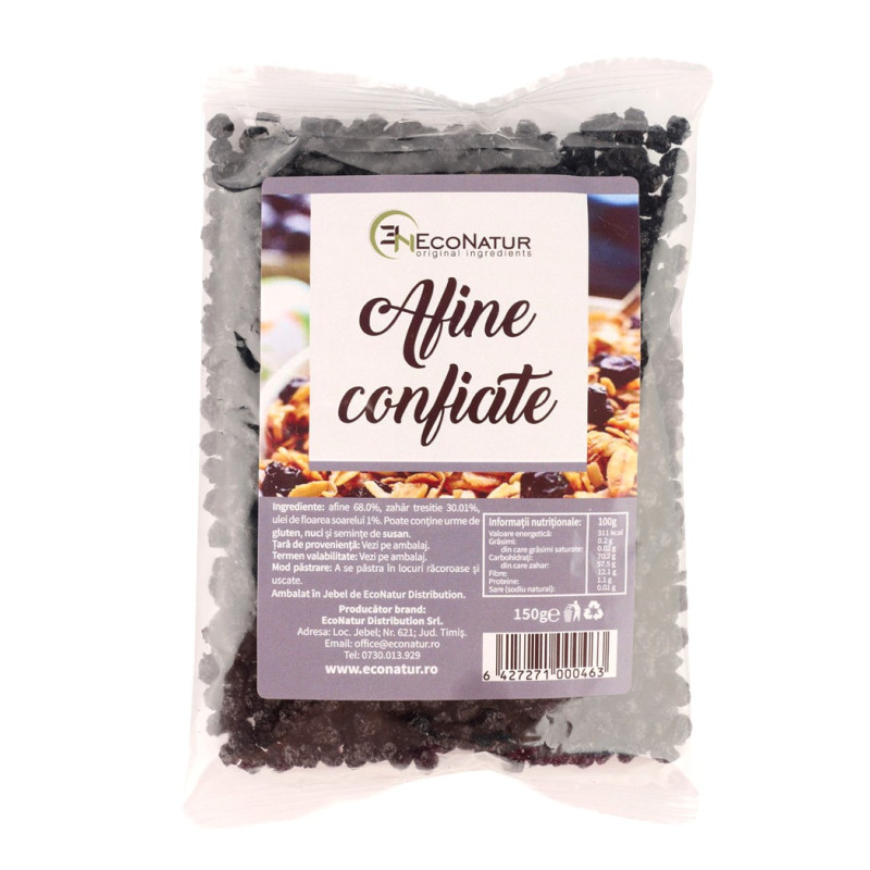Afine confite 150G EcoNatur