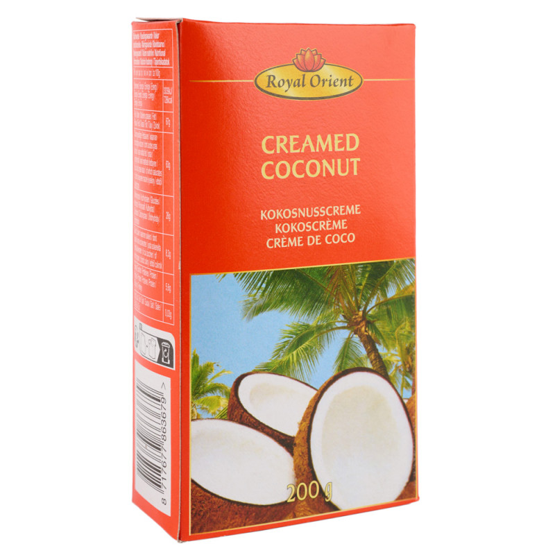 Crema de cocos (UHT) 100% cocos 200g Royal Orient