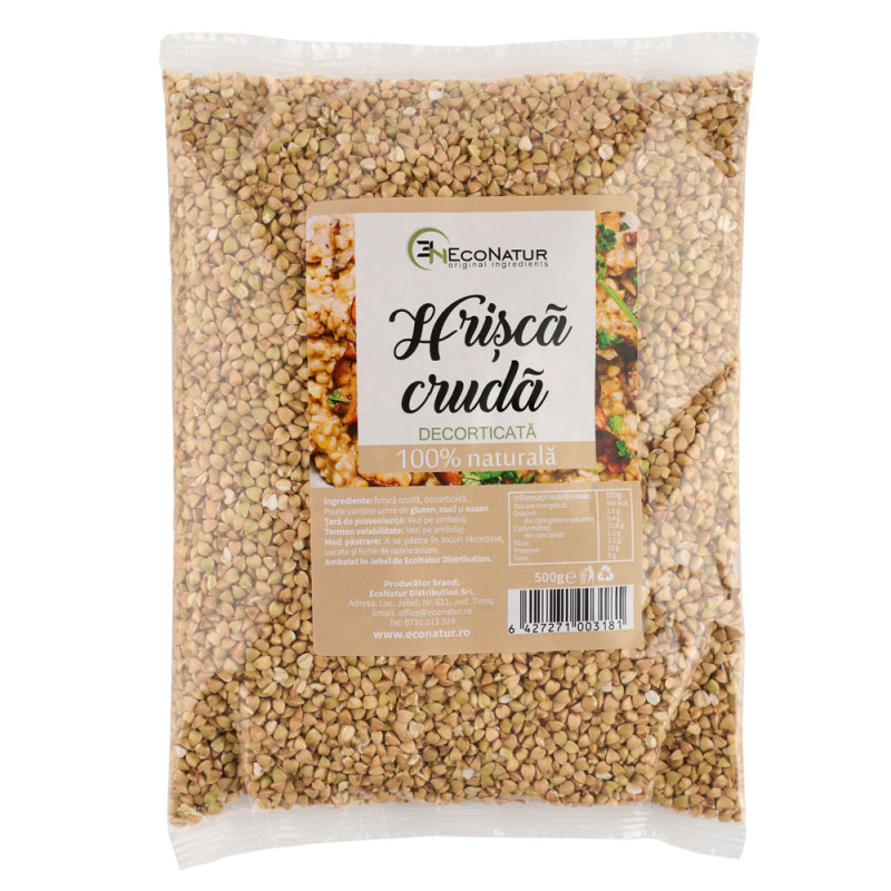 Hrisca cruda decorticata 500G EcoNatur 