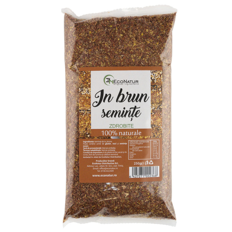 Seminte in zdrobite 250g Econatur