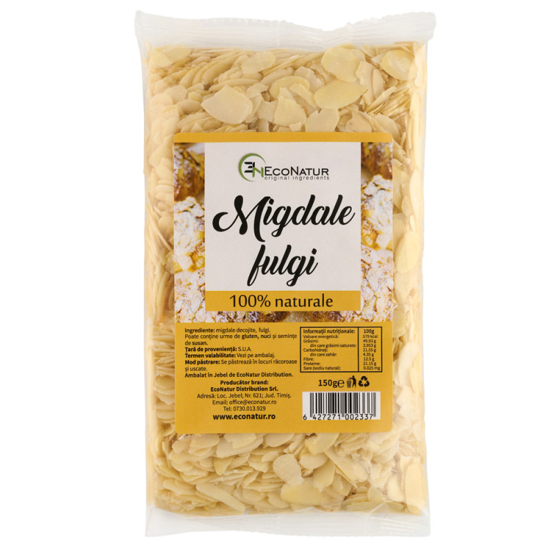 Migdale fulgi 150g Econatur