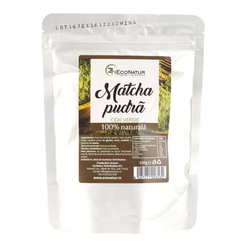 Matcha pudra 100g Econatur Matcha pudra 100g Econatur
