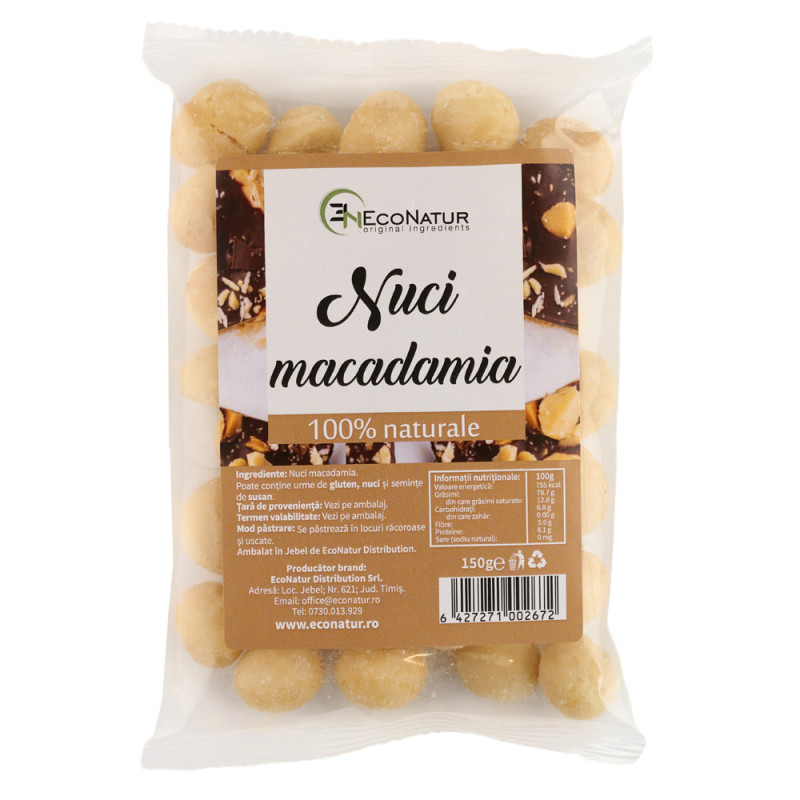 Nuci Macadamia 150G EcoNatur