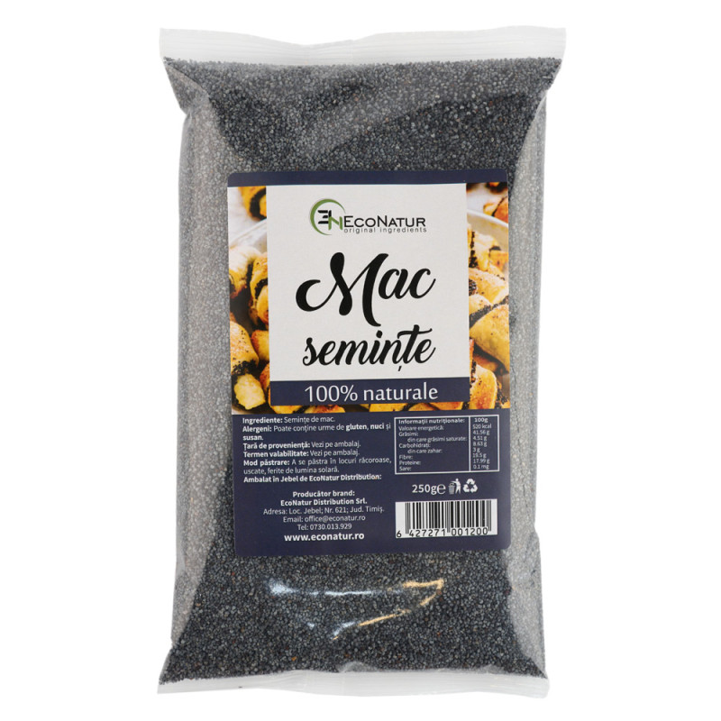 Semințe mac 250g EcoNatur