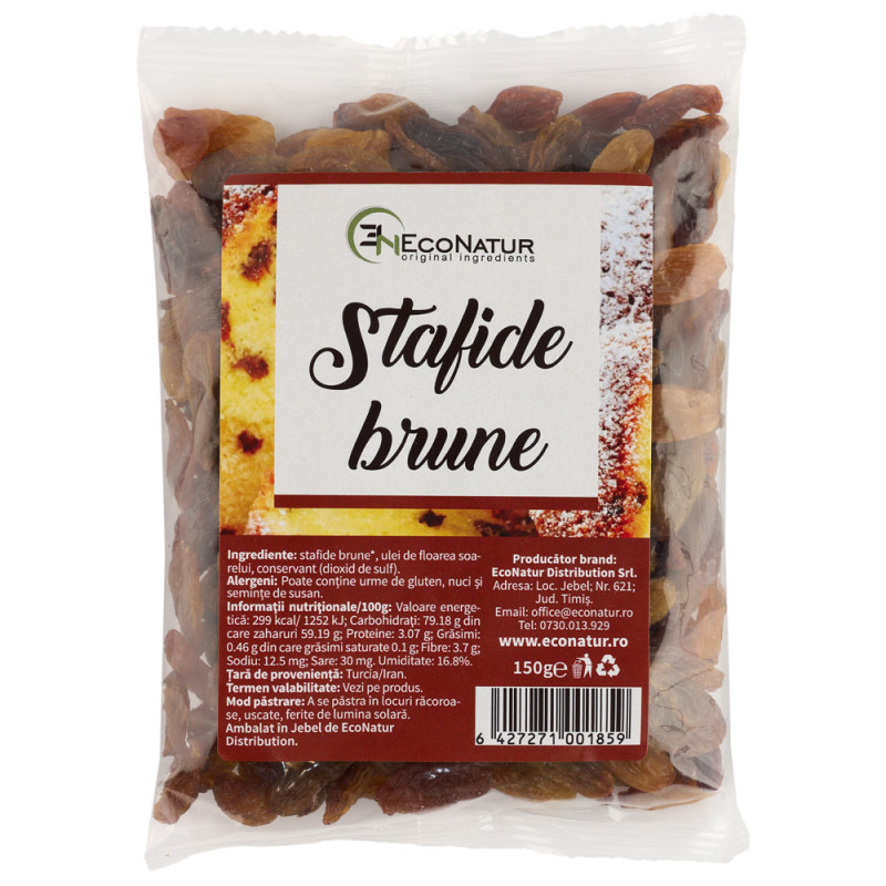 Stafide brune 150g Econatur