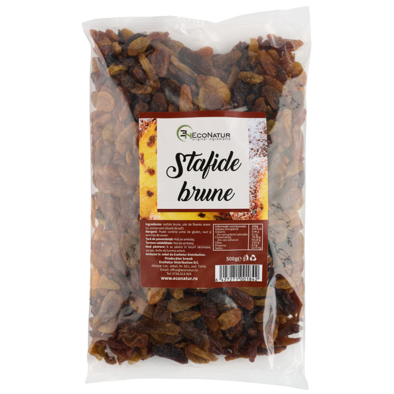 Stafide brune 500G EcoNatur