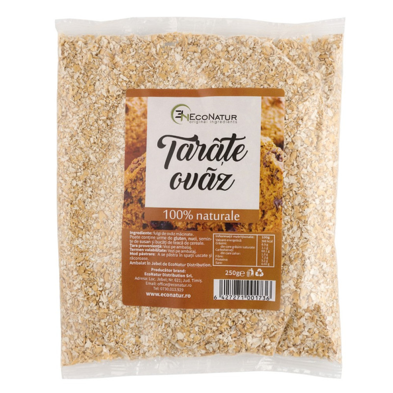 Tarate de ovaz 250g EcoNatur