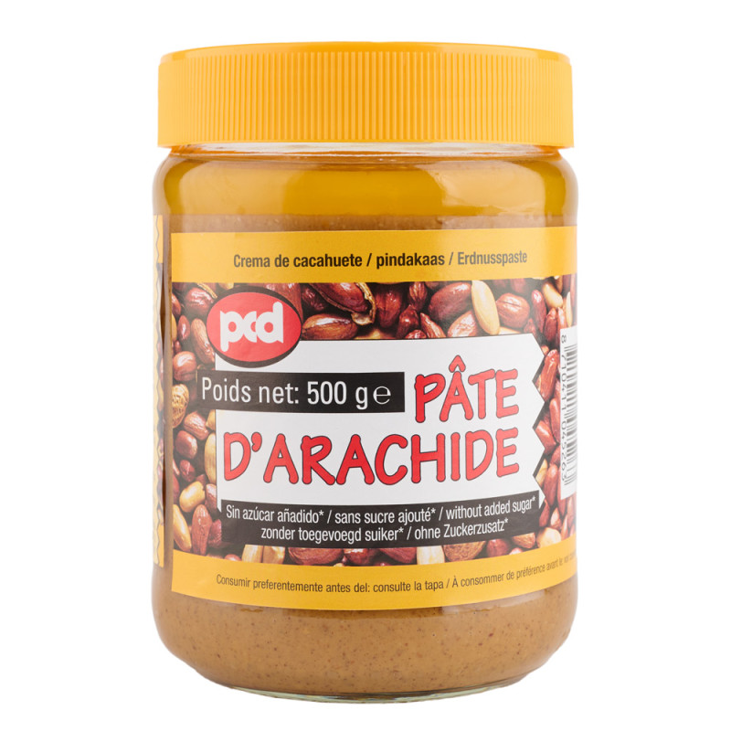 Unt de arahide fara zahar 500G PCD 