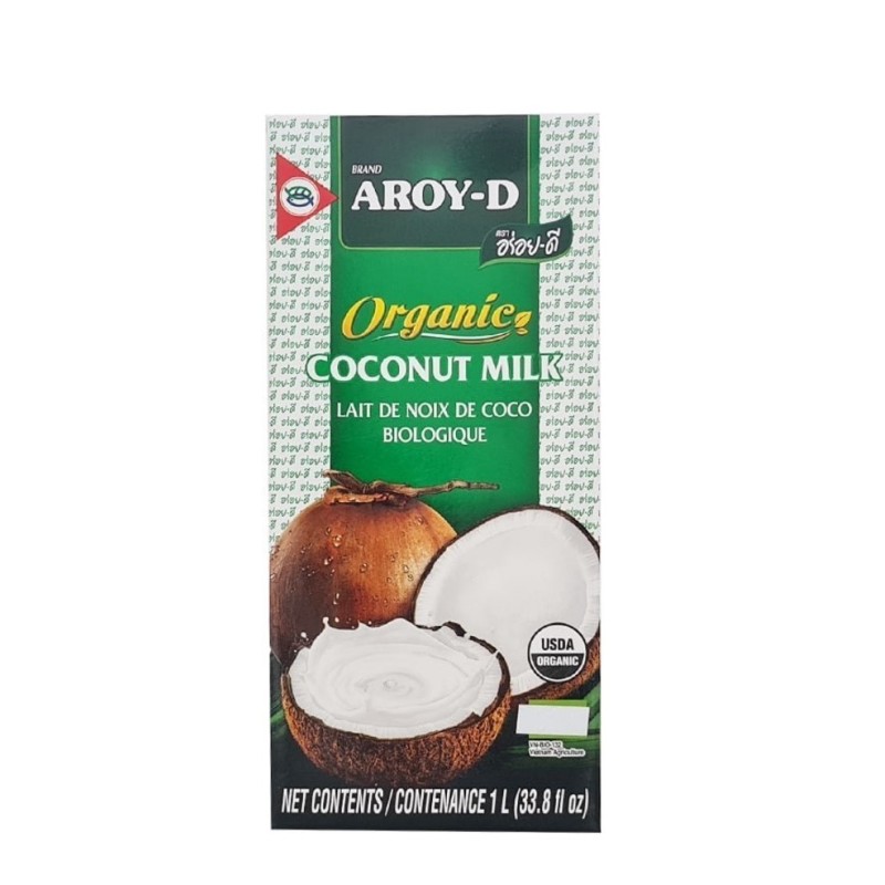 Bautura ORGANICA de cocos (UHT) 70% COCOS 1L AROY-D 