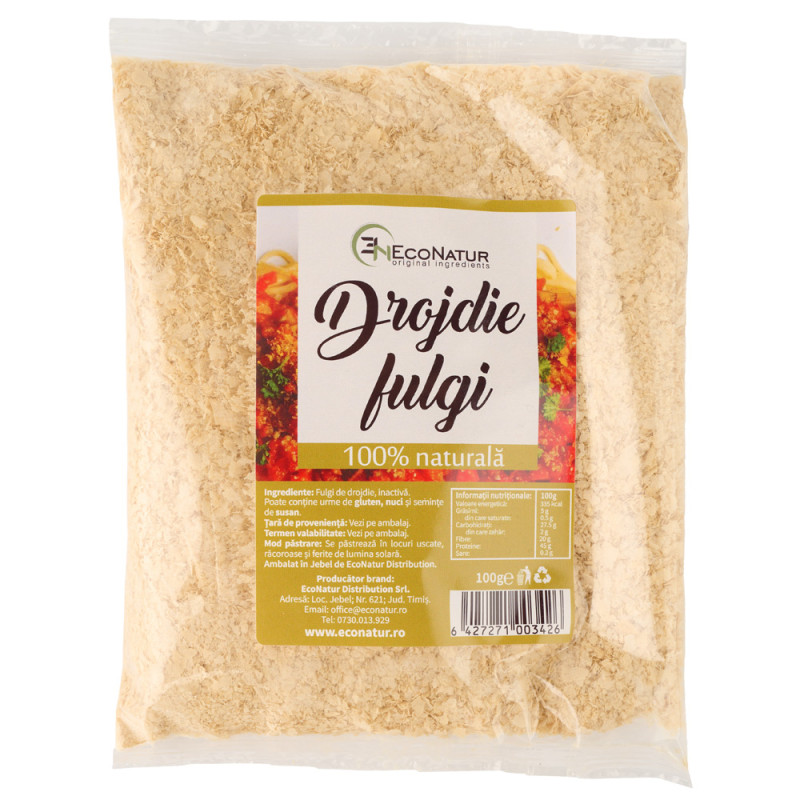 Fulgi drojdie inactiva 100g EcoNatur